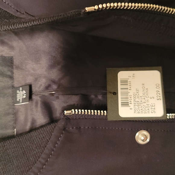 NWT Club Monaco Bomber Jacket - Picture 3 of 7